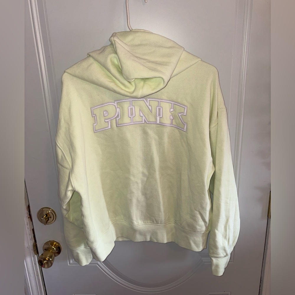 Pink Victoria’s Secret full zip hoodie